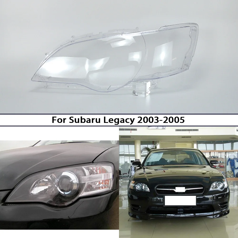 

Корпус фары, сменный оригинальный абажур для Subaru Legacy BP 2003-2005, крышка передней фары, прозрачный корпус лампы