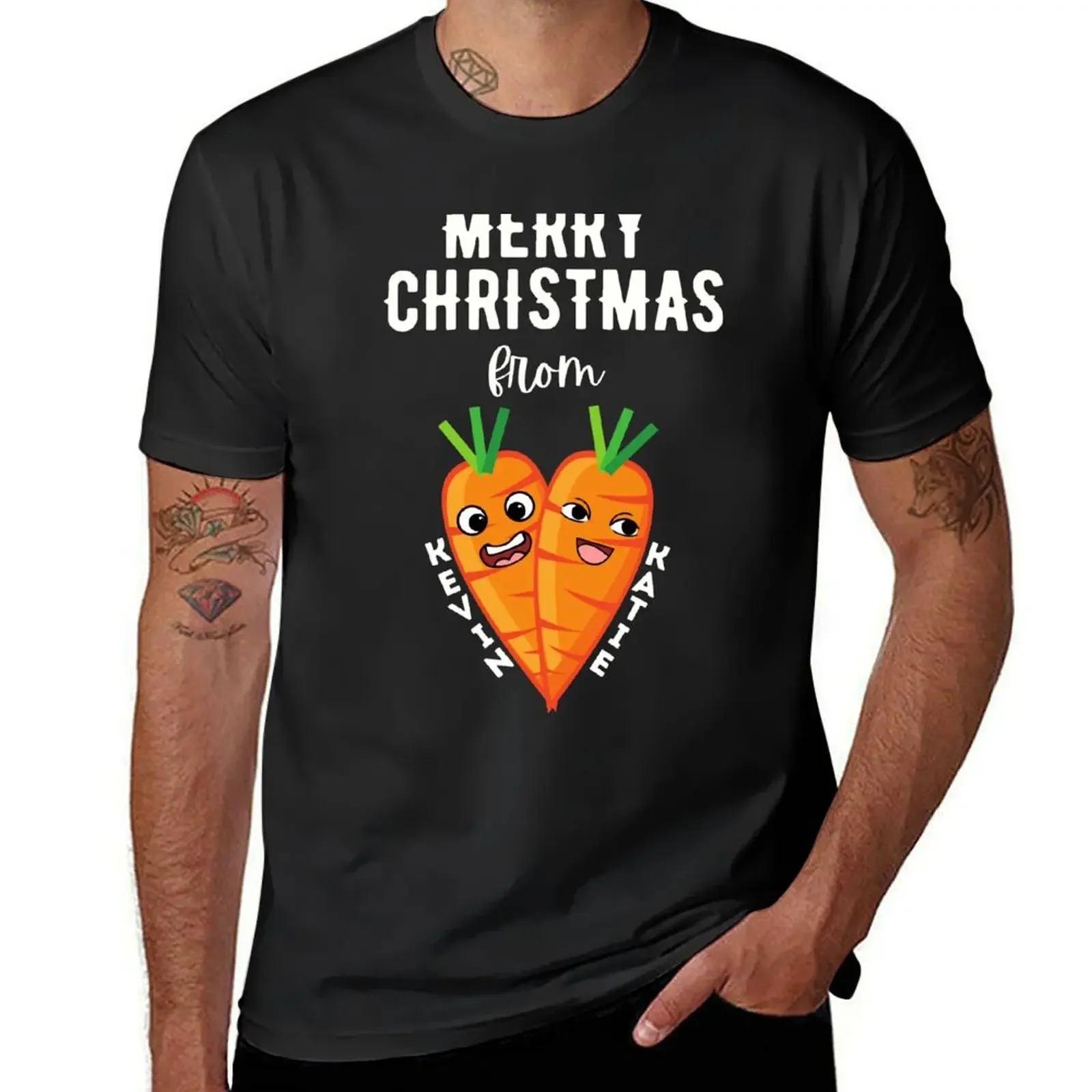 

Kevin And Katie The Carrot Christmas T-Shirt Funny t-shirt anime clothes vintage anime shirt vintage t shirts cotton t shirt men