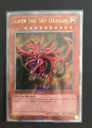 Mistrz Yugioh Duel Monsters LC01-EN002 Slifer the Sky smok 25. Ćwierć wieku tajna angielska kolekcja TCG karta miętowa