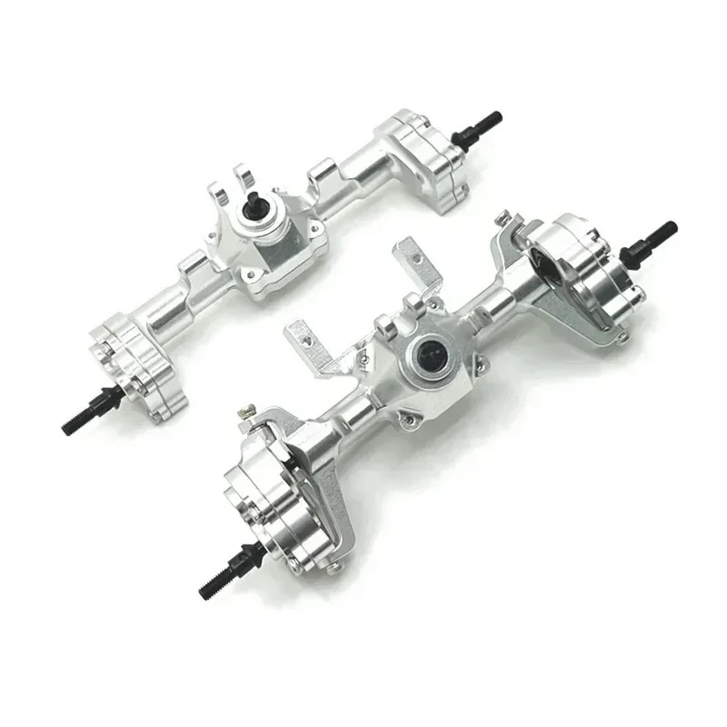 FMS 1/24 FCX24 Portal Axle Upgrade Kit - Full Metal Front & Rear Axle Assembly for FCX24/Xiaoqi/Crusher/Chevy K5 RC Models