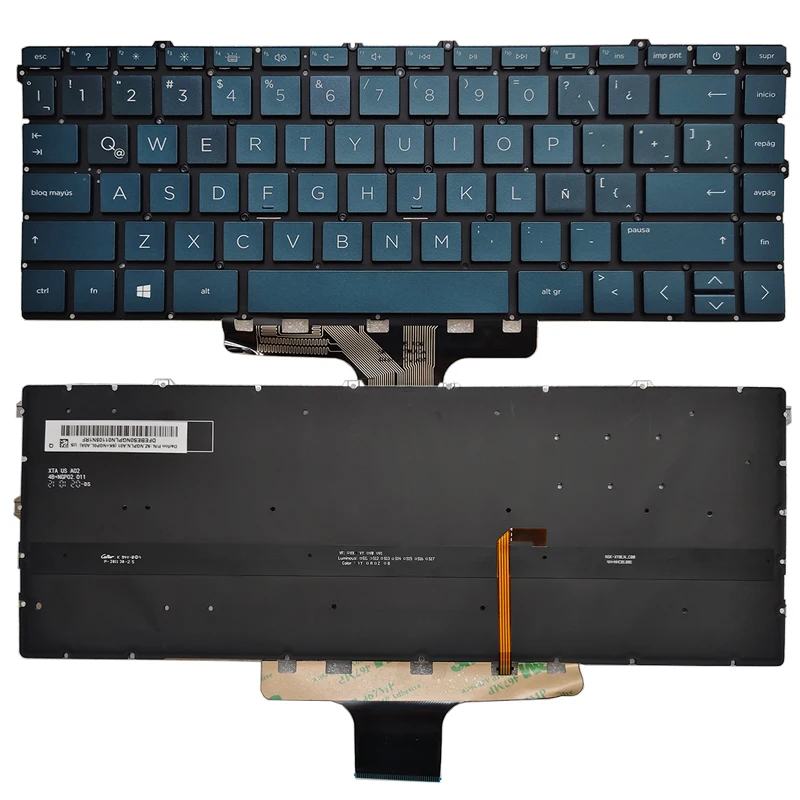 New For HP Pavilion x360 14-dy0000 14-dy1000 Latin Spanish Keyboard M28290-071