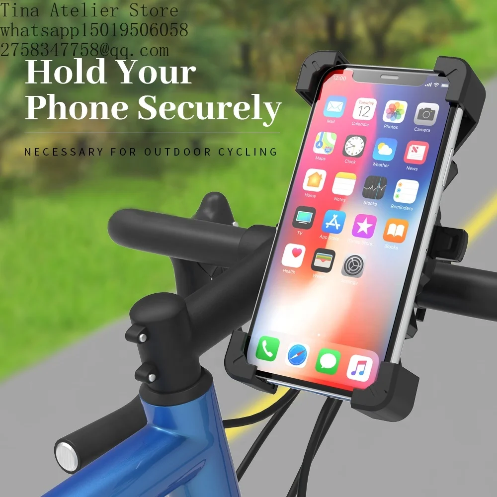 Waterproof Universal One Push Adjustable Phone Holder for Bike Phone Mount Holder Motorcycle Phone Mount