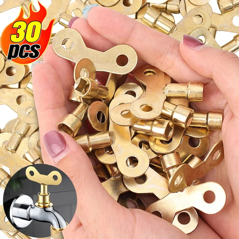 

30/10 шт. мини-ключ для крана, квадратная розетка, катушка, сантехническое отверстие, железный ключ, радиатор, водяной клапан, кран для выпуска воздуха, специальный замок, переключатель