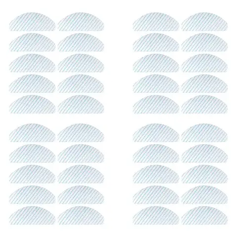 A66T-40 PCS Replacement Mopping Pads For Ecovacs DEEBOT OZMO T9 Series T8 Series T8 AIVI T8 Max N8 Pro Plus Robot Vacuum