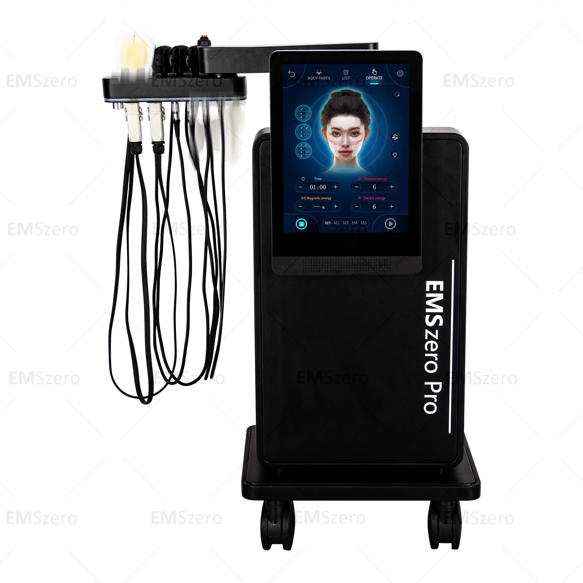 NEW EMrf Muscle Toning Face Heat Energy Output And Strong Pulsed Magnetic EMSzero Lift Wrinkle Removal Machine Painless Salon