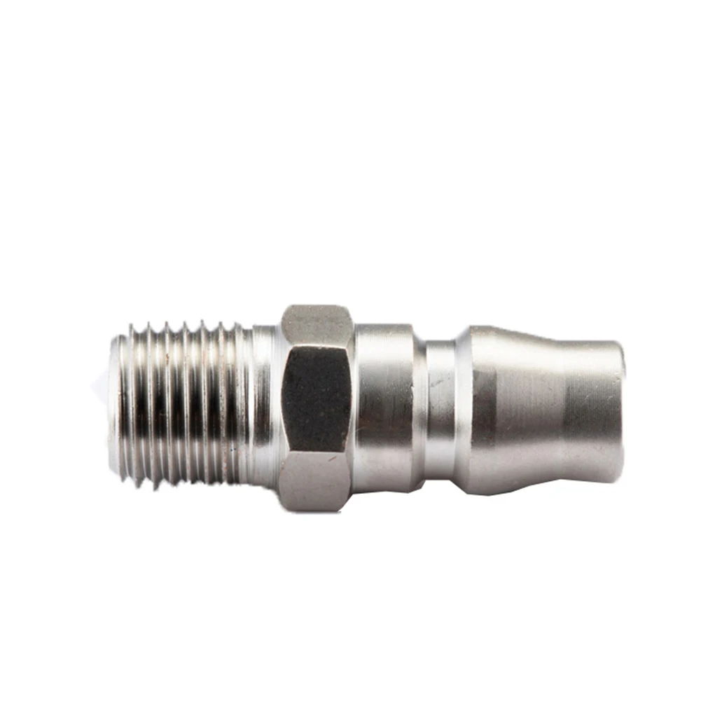 5PCS 1/4 Inch For BSP Male Thread Air Couplers for Workshop Air Lines Compressors and Portable Pneumatic Tools