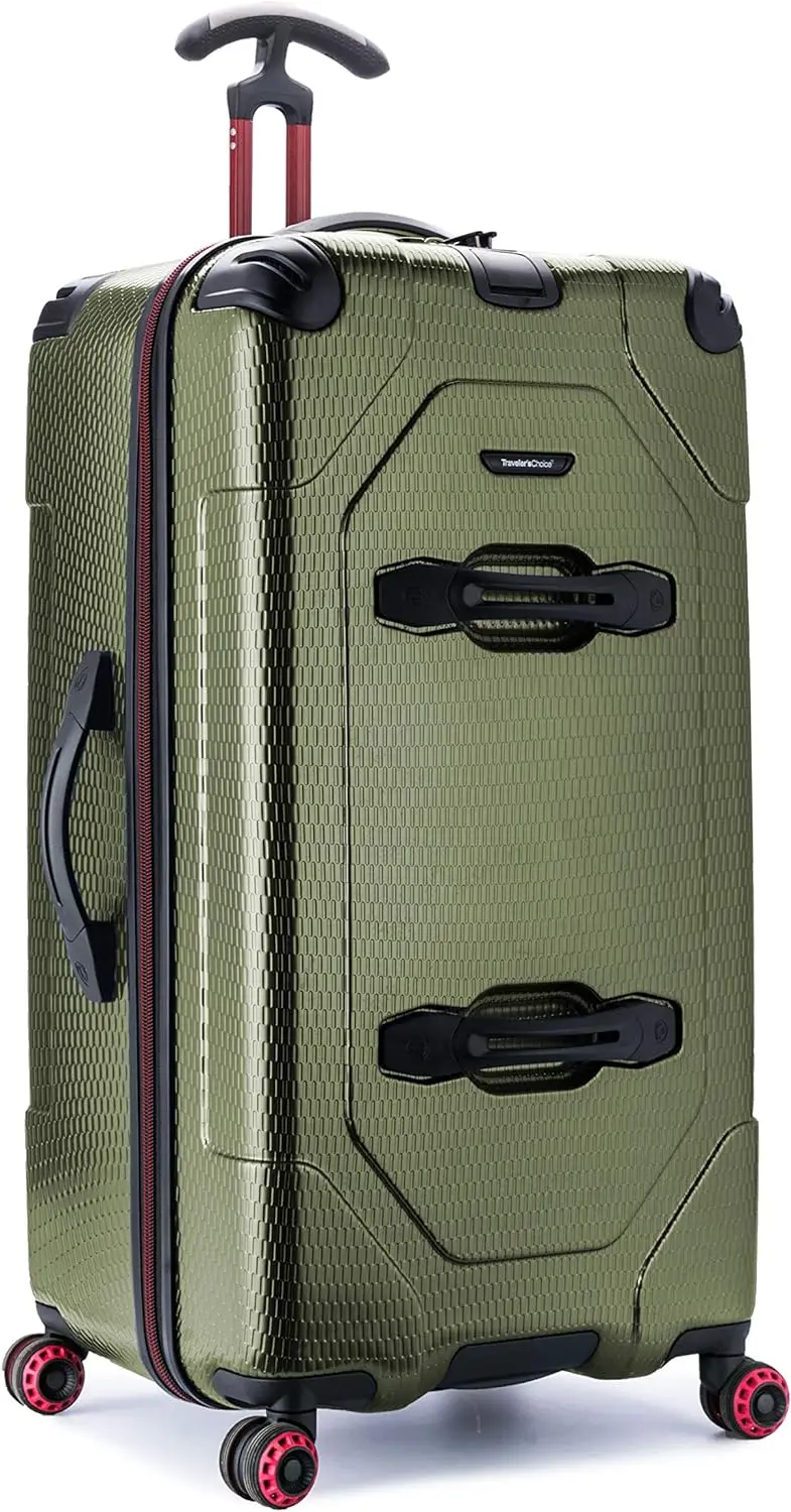 

Traveler's Choice Maxporter II 30" Hardside Spinner Trunk Luggage, Expandable, Dark Green