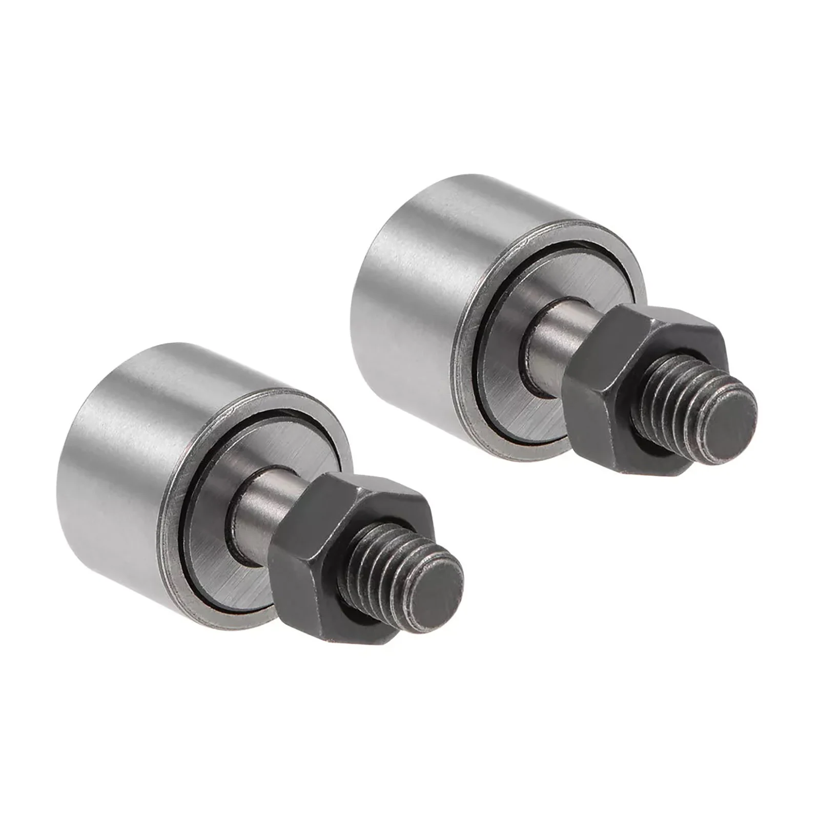 2Pcs KR16 CF6 Cam Follower Bearing 16mm Roller M6x1 Thread Sealed Needle Roller Track Follower for Conveyor Robotics CNC