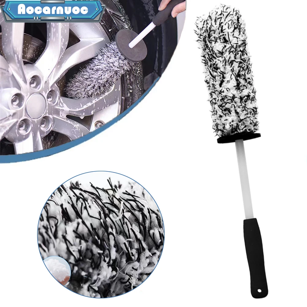 Car Tire Rim Scrub Brush For Toyota Sienna 2004 2005 2006 2007-2019 2020 2021 2022 2023 2024 2025 Wheel Washing Tool Accessories