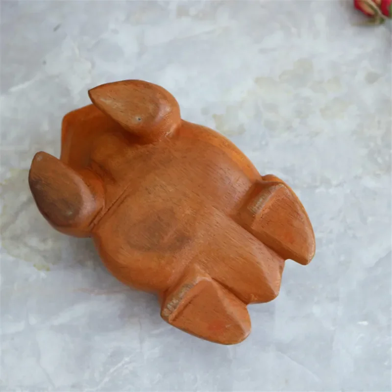 Wooden Lucky Frog Money Frogs Clackers Kids Musical Instrument Percussion Toy Gift Home Animal Art Decoration Feng Shui Decor
