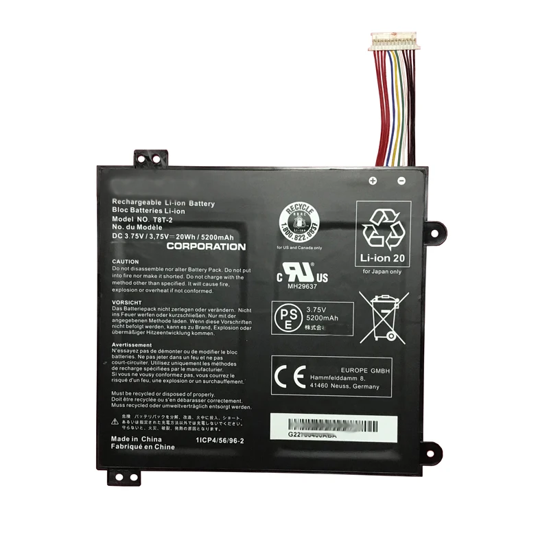 ใหม่ Original T10TC T8T-2 A000381560แบตเตอรี่แล็ปท็อปสำหรับ Toshiba Satellite คลิก Mini L9W-B L9W-B 8.9 3.75V 20Wh