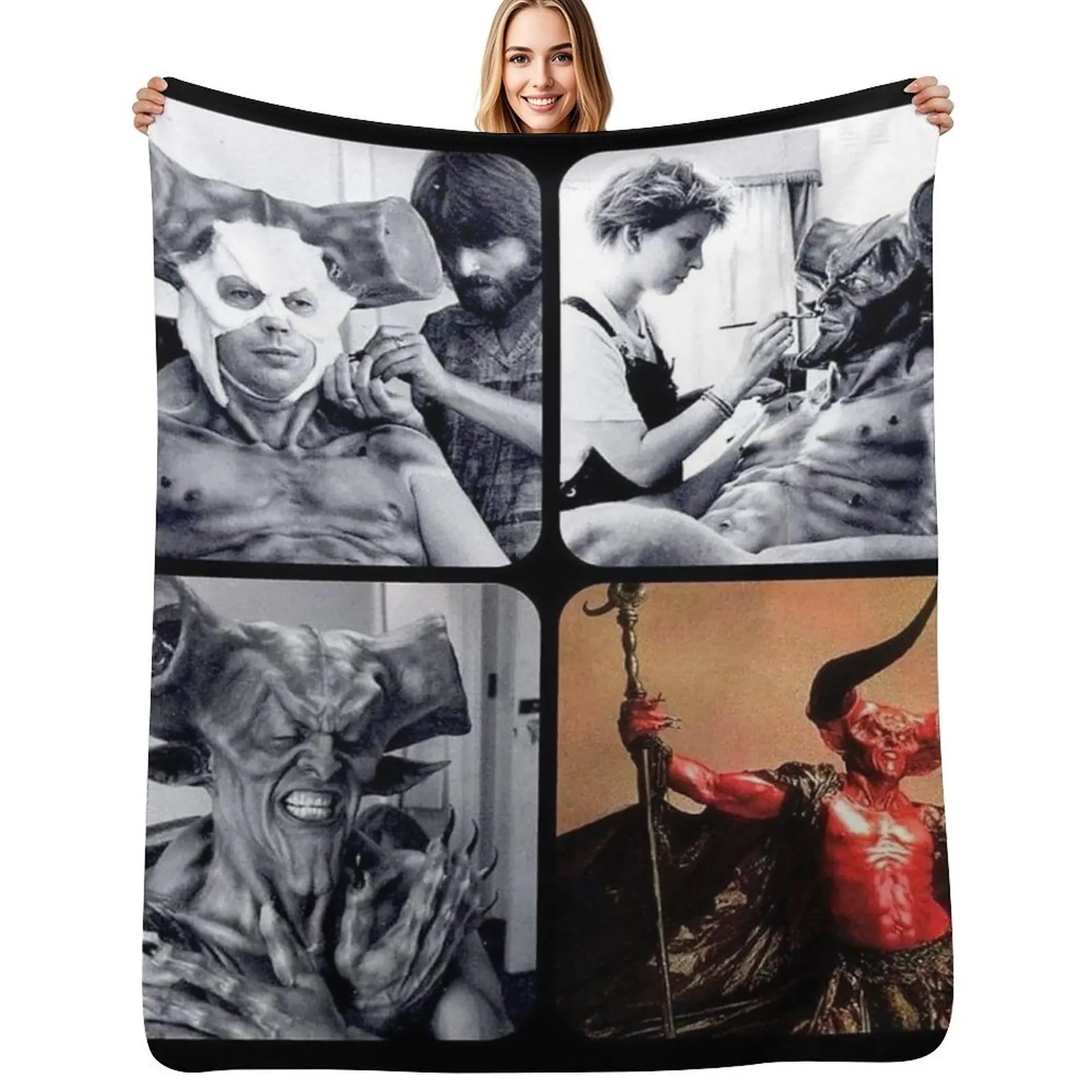 The LEGEND Tim Curry, Lord of Darkness Throw Blanket Sofa Luxury Designer Giant Sofa Sofa Throw Single Hairy Blankets