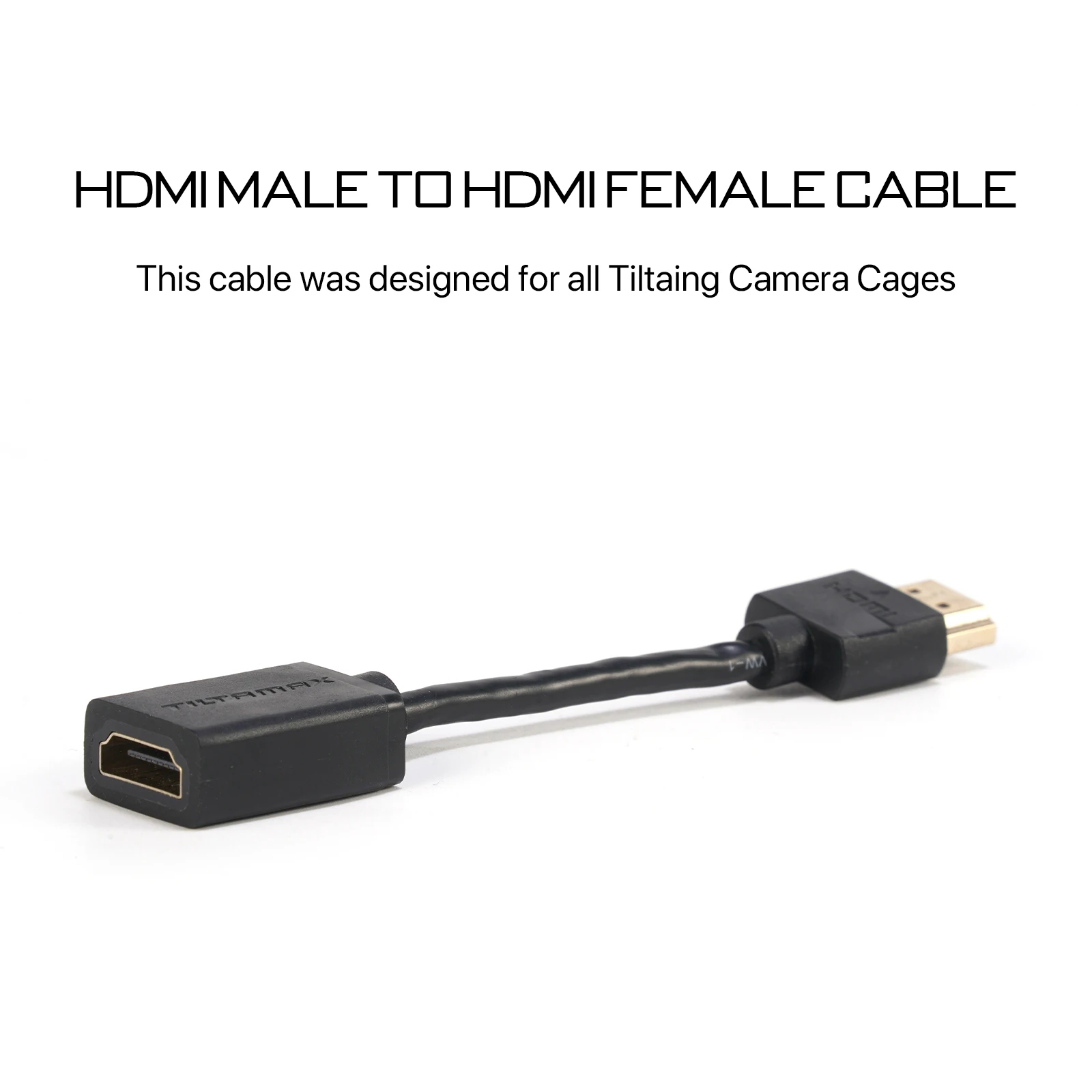 TILTA TCB-HDM-HDF HDMI Male to HDMI Female Cable with Any Standard HDMI Cable and Tiltaing Camera Cage
