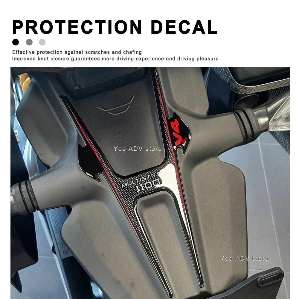 3D Resin Sticker Kit For MULTISTRADA V4 2021 Motorcycle Accessories Tail Tank Pad Waterproof Protective kit Sticker