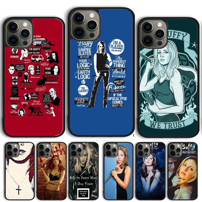 Buffy the Vampire Slayer Phone Case Cover For iPhone 15 16 14 13 12 Pro Max mini 11 Pro Max XS X XR Plus Coque Shell