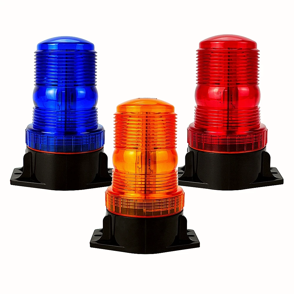 Yellow LED Strobe Lights for Forklift Golf Car Trucks Tractor Roof Warning Signal Flasher Lamp Emergency Flashing Safety Beacon