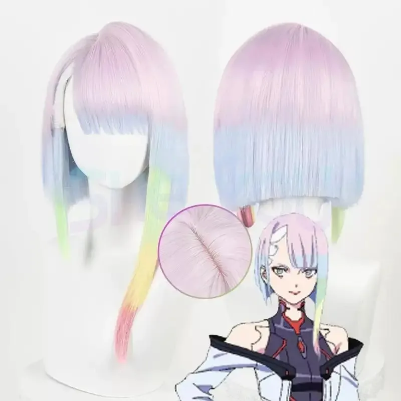 2025 أنيمي لوسي شعر مستعار Cyberpunk: Edgerunners زي ملحق لوسينا كوشينادا تأثيري الشعر