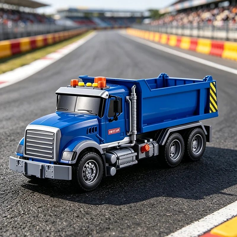 Camión de juguete de simulación de camión volquete de gran tamaño, vehículo de ingeniería, camión de transporte, modelo de coche, regalo