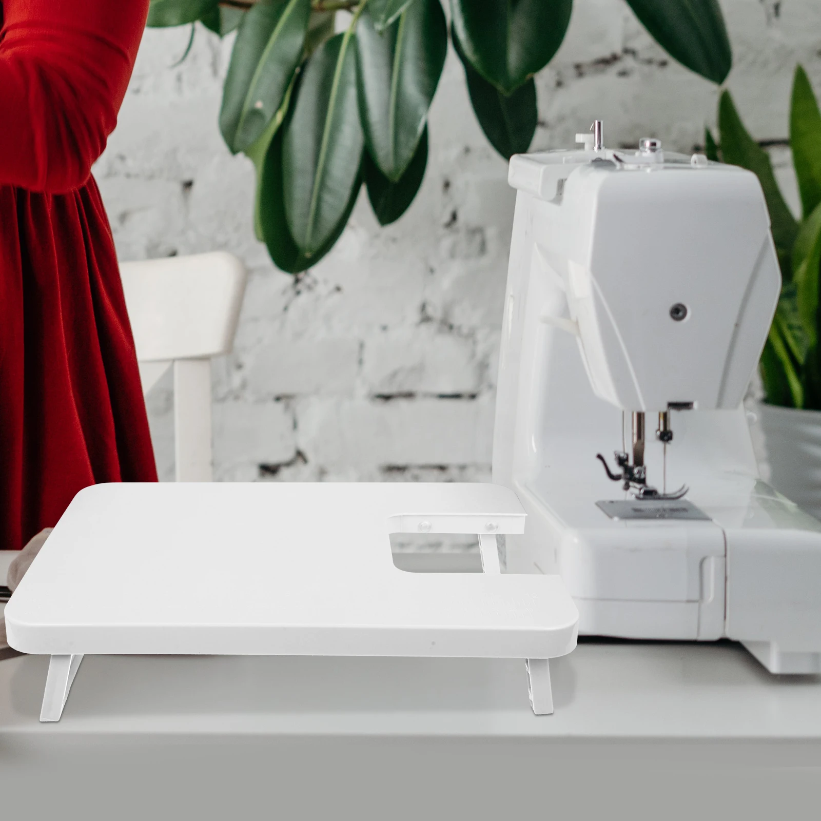 

Sewing Machine Extension Board for 505A Household Durable Plastic Expandable Desktop Sleeve Leg Slot Stitching Accessory