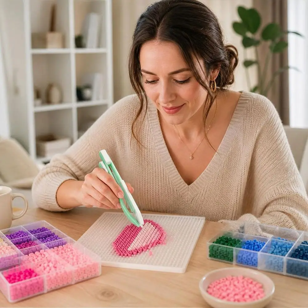 Smooth Slide Bean Needle Pen No-Shake Press-On Mechanism Press Point Grip Pen Point Grip Durable Automatic Bean Pen