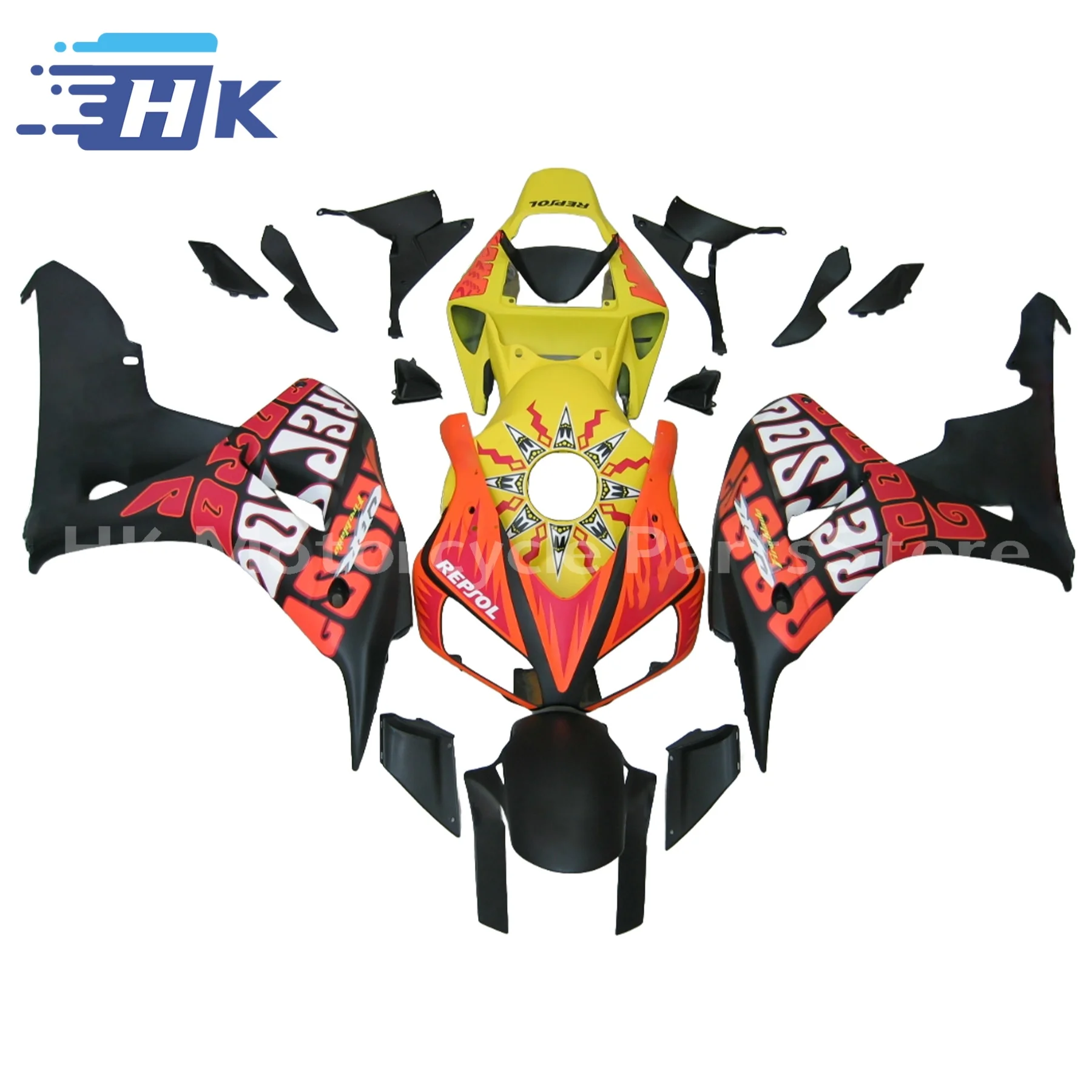 

Подходит для Honda 2006 2007 CBR1000RR Fireblade, аксессуары для мотоциклов, комплект обтекателей, комплект кузова CBR 1000RR CBR 1000RR CBR1000 RR