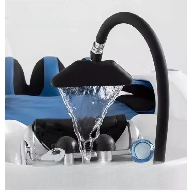 

Special Shampoo Bed with Free Hole Waterfall Water Circulation Head Treatment Machine Simple Addition for Salon