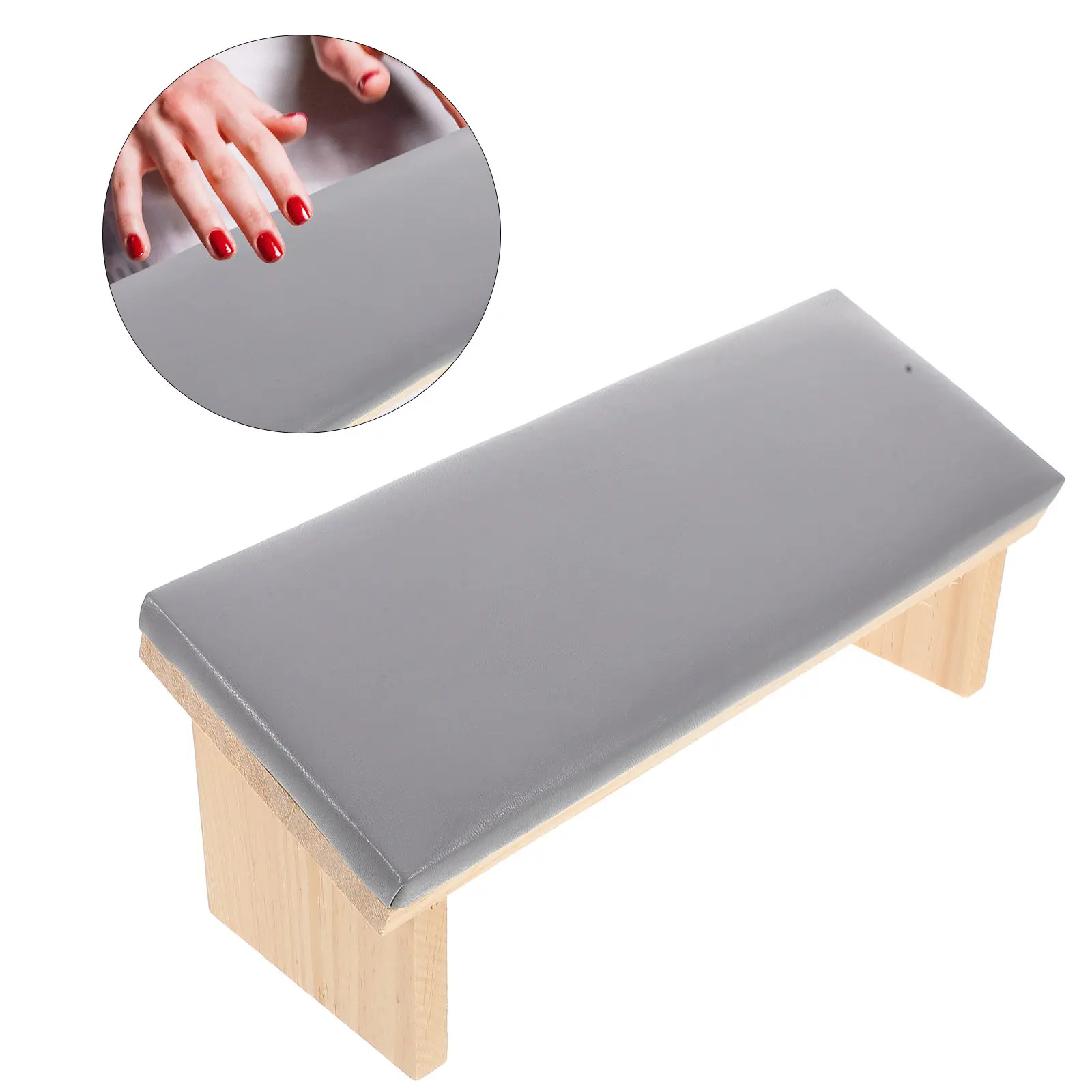 

Эргономичная портативная подставка-подушка для рук для маникюра с устойчивым нескользящим основанием, держатель для ногтей, подставка для салонного стола