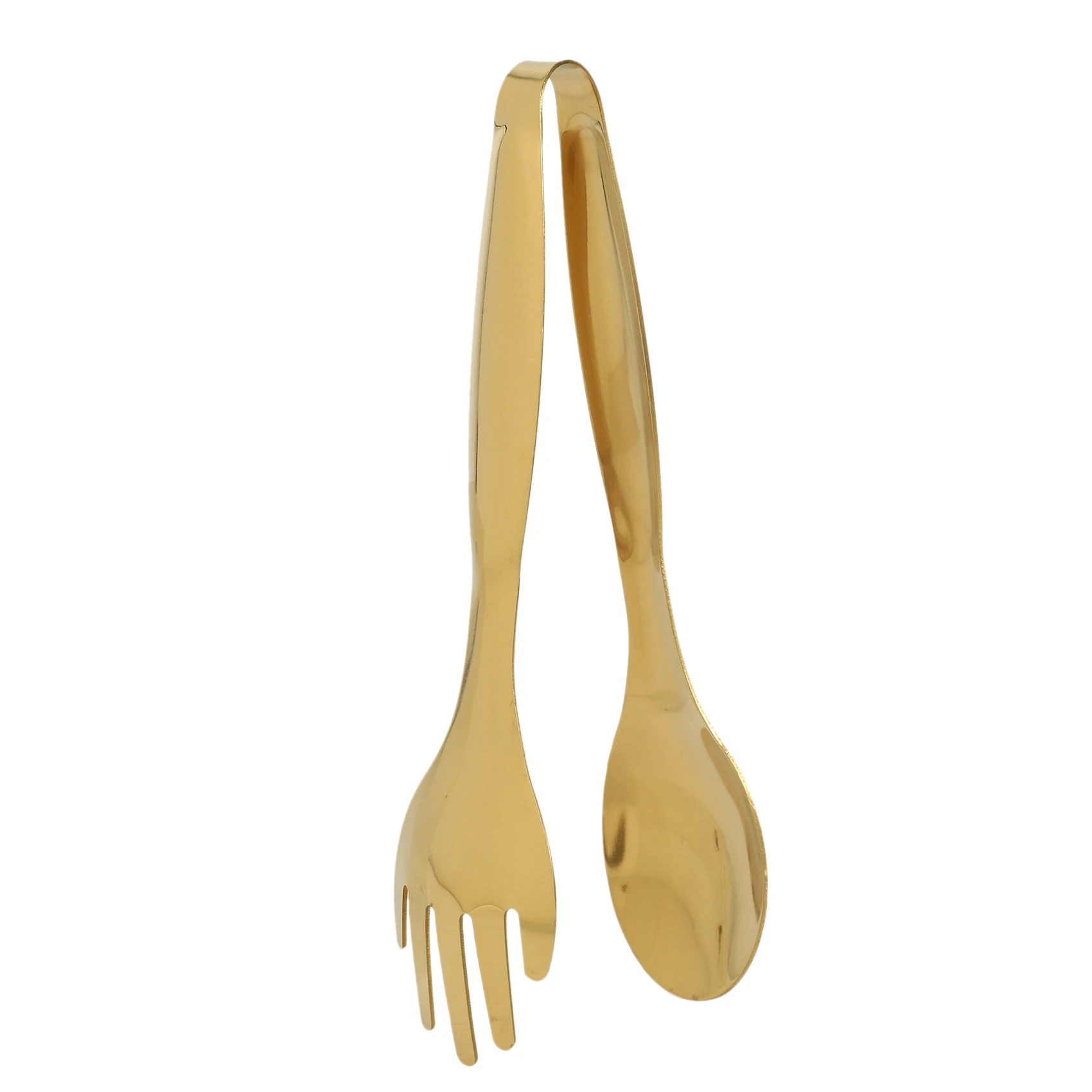 -A12R Stainless Steel Food Tongs Gold Kitchen Utensils Buffet Cooking Tools With Stainless Steel Kitchen Sink Straine