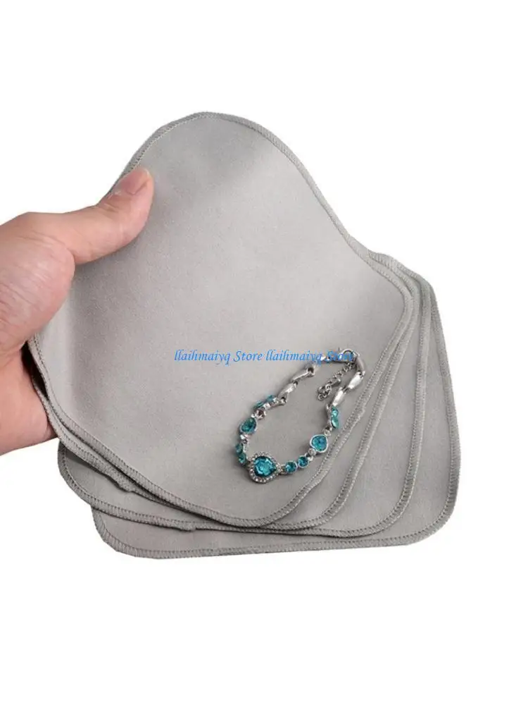 

573B Deluxe салфетка для чистки ювелирных изделий, тонкая ткань для полировки ювелирных изделий, удобная салфетка для протирания