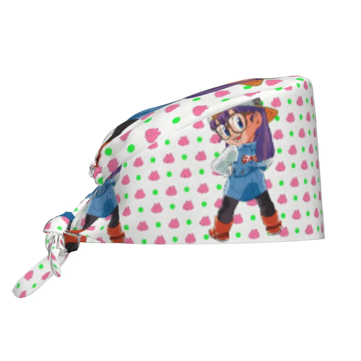 Gorro de Trabajo Ajustable Personalizado Dr. S-Slump Arale Norimaki, Gorro de Enfermería para Hombres y Mujeres, Gorro de Médico, Cirujano y Dentista