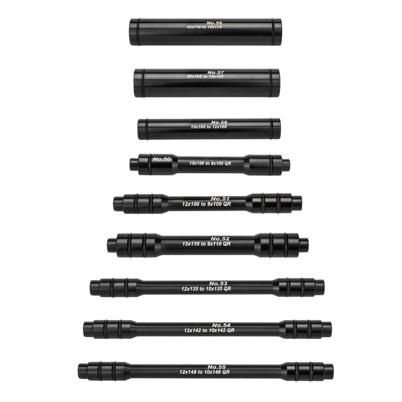 

Thru Axles Adapter Bicycles Thru Axles Hub Adapter Shaft Adapter Wheel Fork Axles Front Axles 12/15mm to 9mm Thru Axles