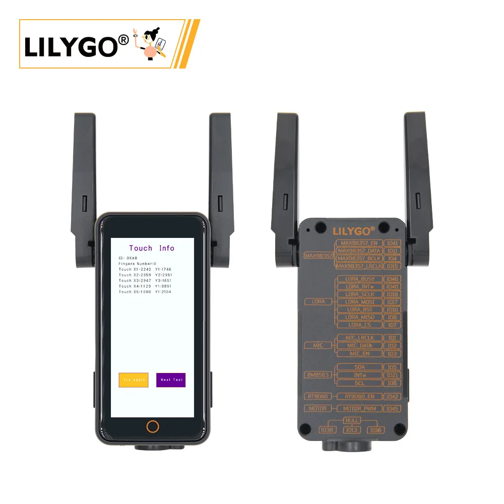 LILYGO® T-Display-S3-Pro-LR1121 ESP32-S3 Development Board 2.33" Touch LCD Ultra-Low Power LoRa Module Motor RTC IoT Kit
