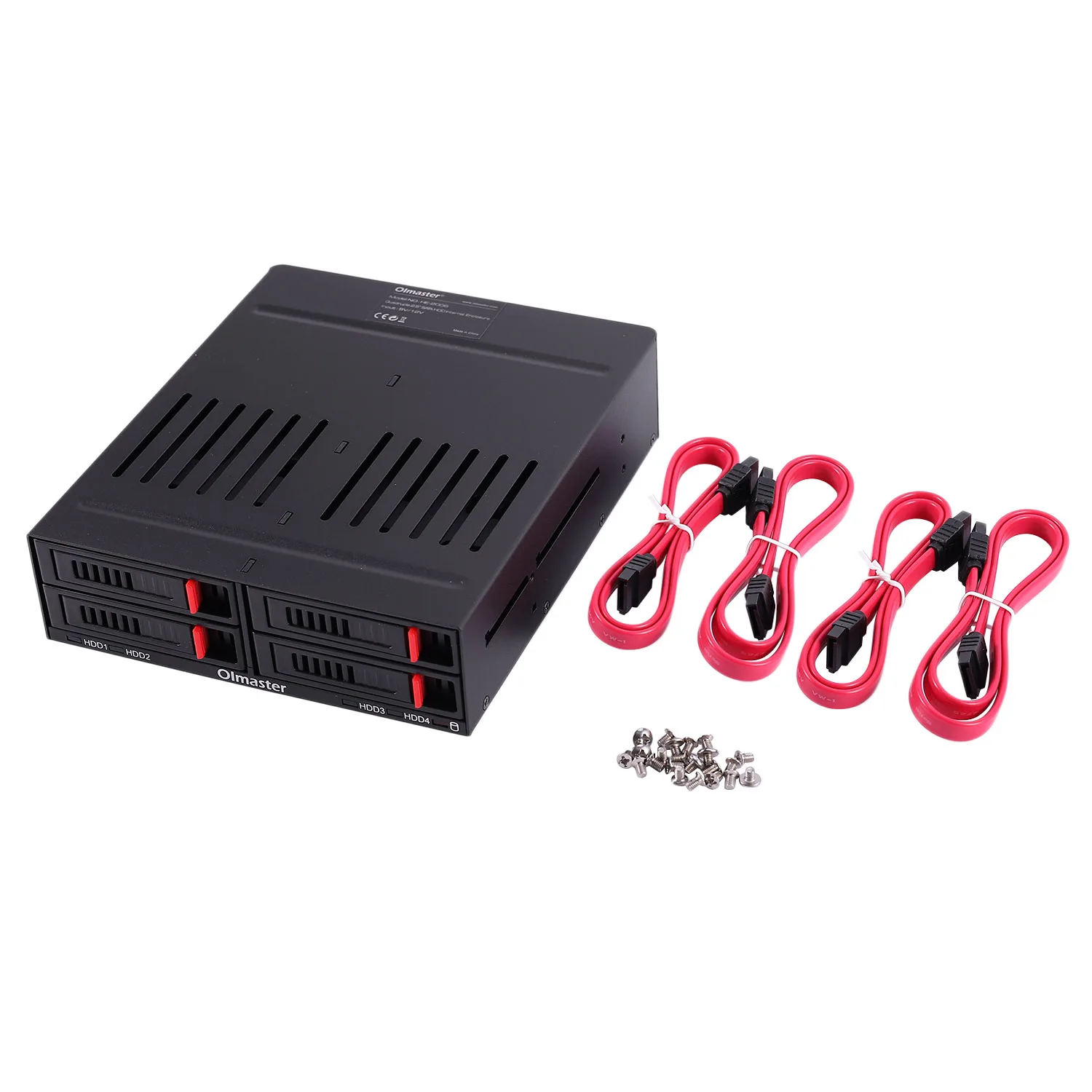 ABGN  He-2006 4 Slots Sata Internal Rack 2.5 Inch Hard Drive Case Internal Mobile Rack With Led Indicator Built-In Fan