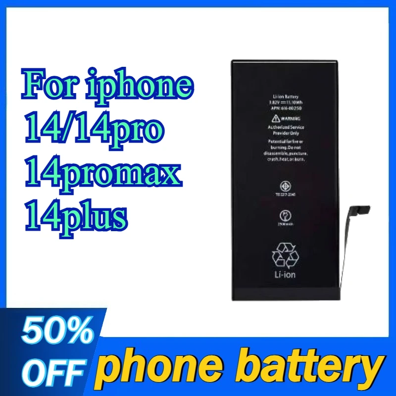 

High-Performance Replacement battery for iphone14/14pro/14promax/14plus Persistent standby