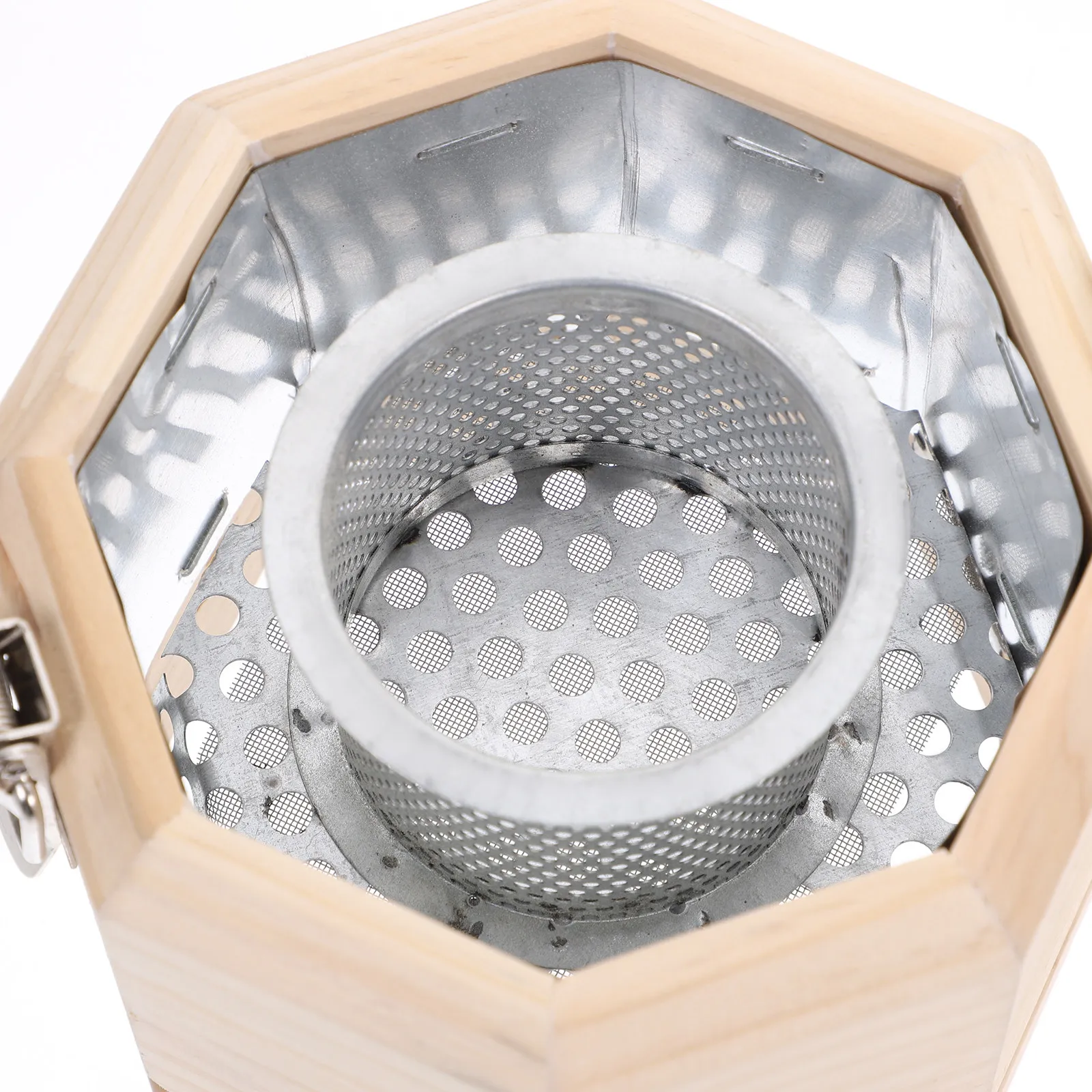 1Pcs Oak Moxibustion Box Flame Retardant Bamboo Moxa Therapy Tool for Navel Belly Waist Pain Relief Moxa Cone Holder