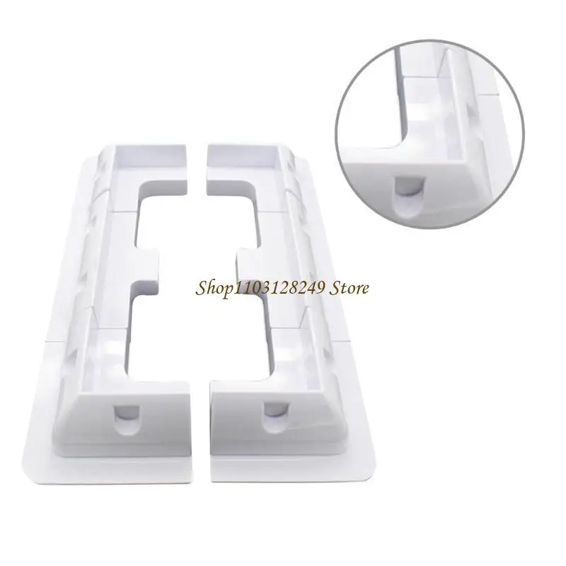 

N5KD No Drill Solar Panel Mount Brackets ABS Corner Bracket Support
