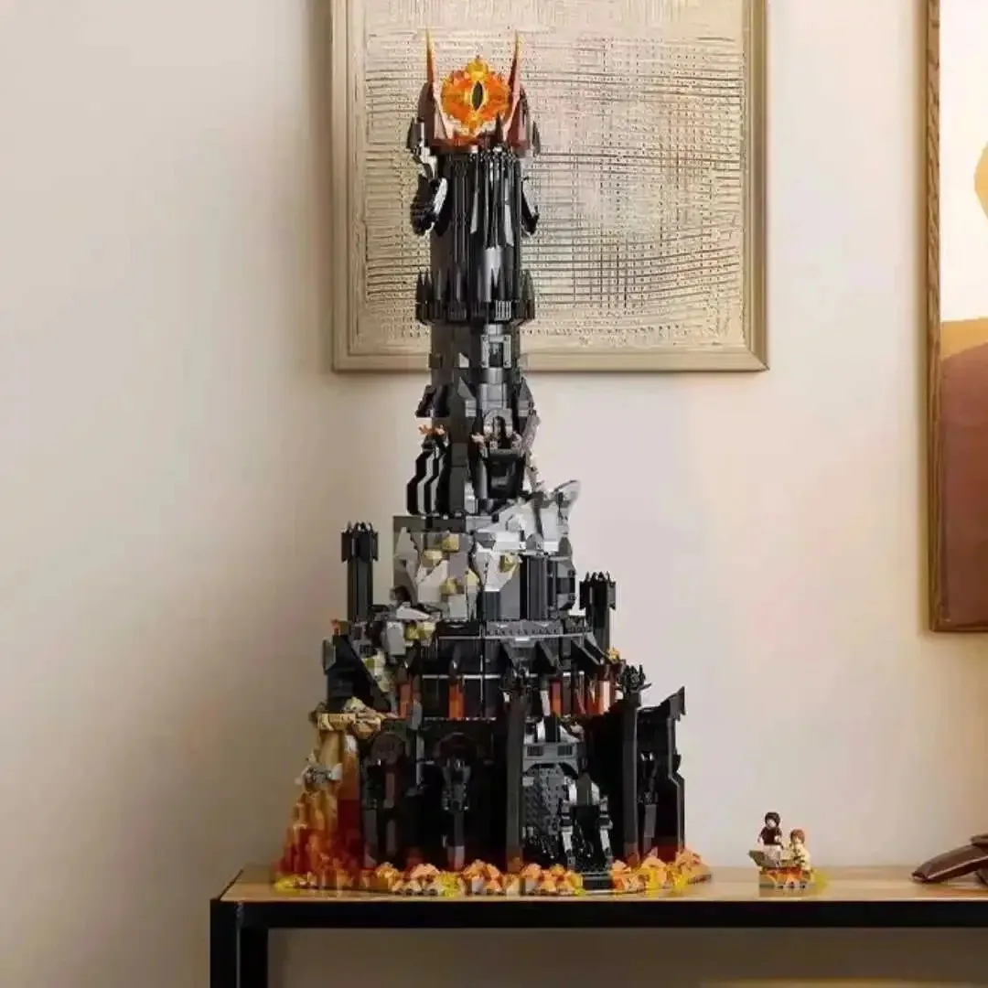 Hot Toys 5471Pcs 2025 New 10333 Black Tower Dark Model Building Blocks Kit Bricks Creative MOC Toy for Boys Adult Birthday Gifts