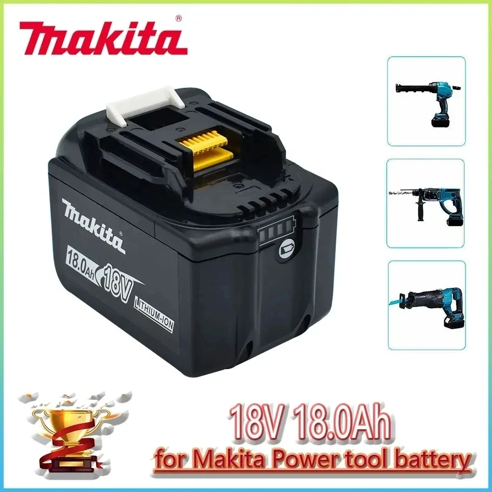 100% Makita Replacement 18V 18.0Ah Battery For BL1830 BL1830B BL1840 BL1840B BL1850 BL1850B rechargeable battery LED indicateur