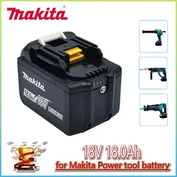 Makita-充電式交換用バッテリー、LEDインジケーター、18v、18.0ah、100% 、bl1830、bl1830b、bl1840、bl1840b、bl1850、bl1850bに適合