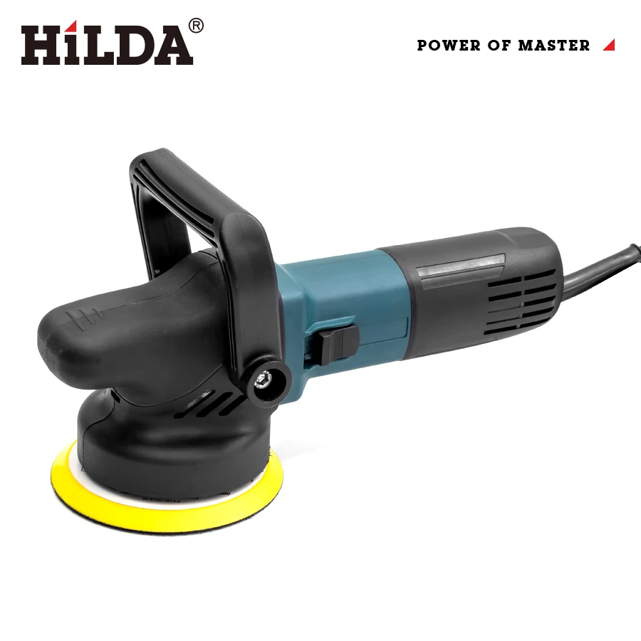 HILDA 980W Car Polishing Machine 5inch Orbit Dual Action Auto Polisher Variable Speed Sander Buffing Waxing Machine