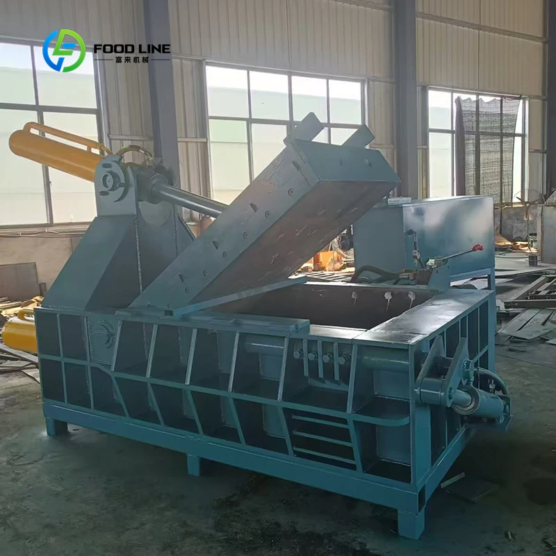 Customized Noise-Reduction Hydraulic Baler with Soundproof Cover, ≤60dB Operation,  in Residential-Area Scrap Points