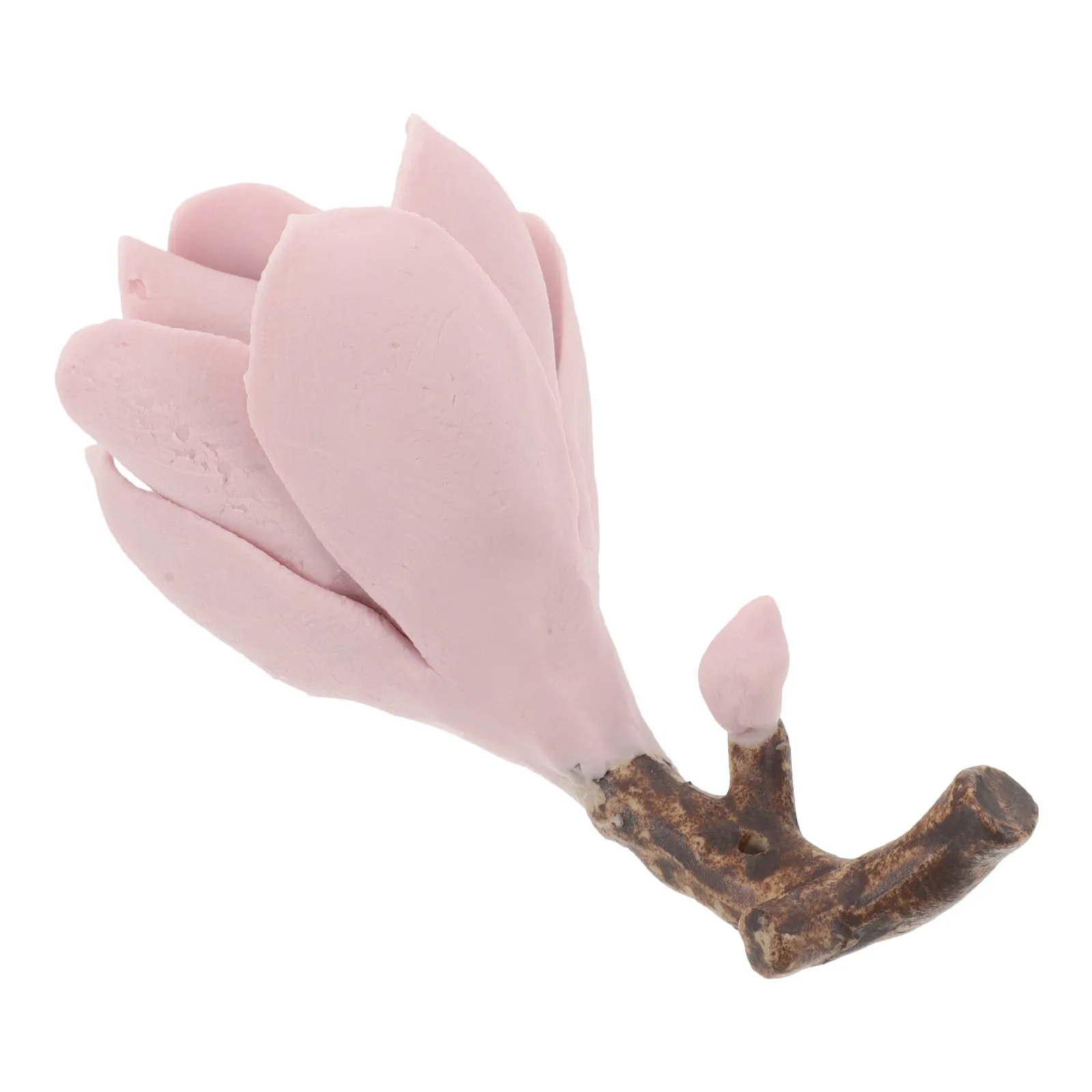 Magnolia Shape Ceramic Brush Pen Holder for Calligraphy Painting Writing Brush Stand Elegant Study Room Ornament Chinese