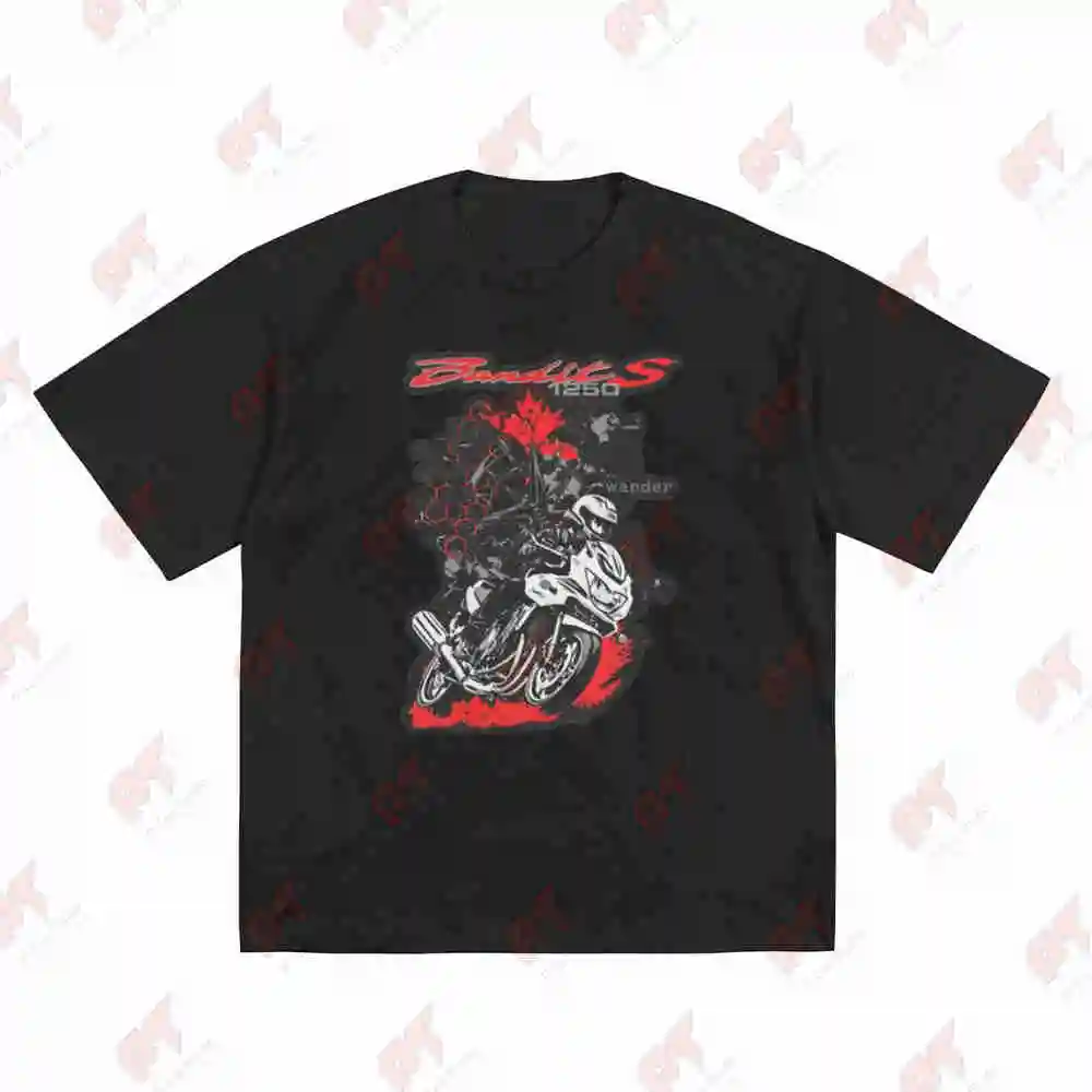 Bandit S 1250 Motorcycle Bike Rider Short Sleeve Tee 100% Cotton T-Shirt