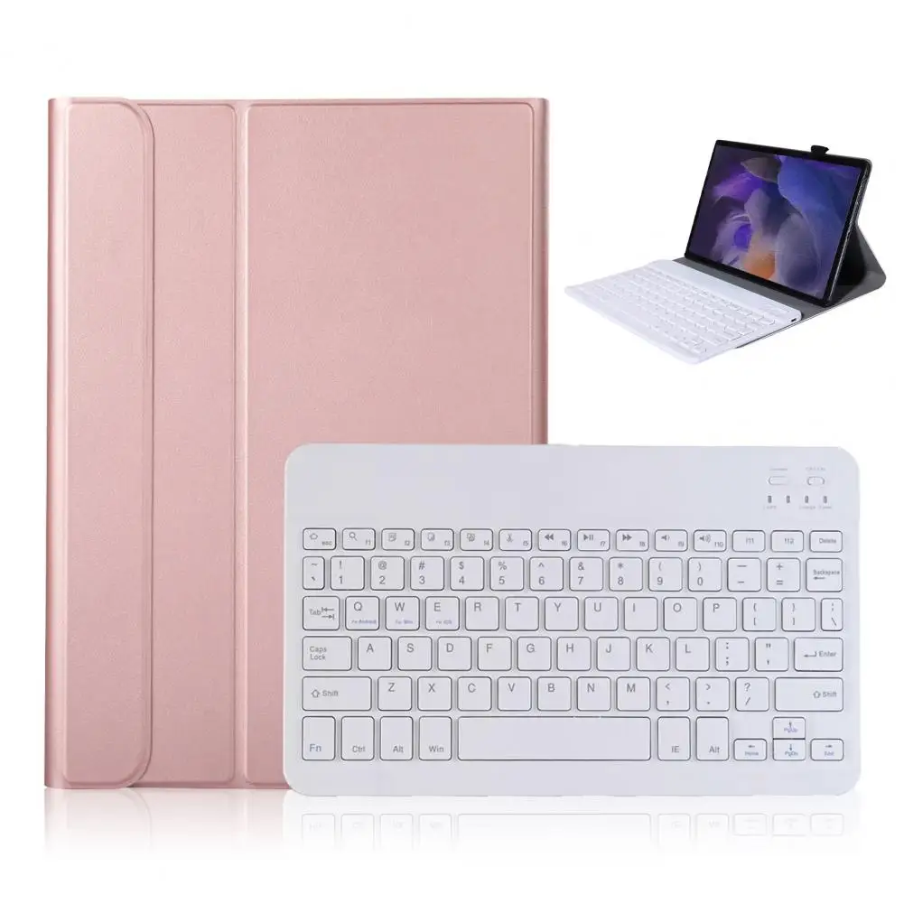 Bluetooth-compatible Keypad Touchpad Stand Protective Cover for Samsung Tab A8 10.5 2021 SM-X205/X200 Tablet Keyboard Case