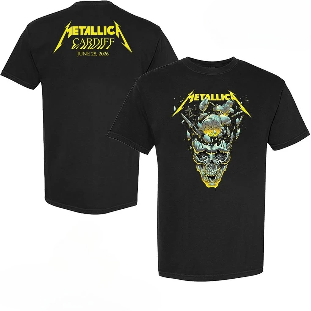Metallica M72 Cardiff Wales June 28, 2026 Shattered Skull T-Shirt