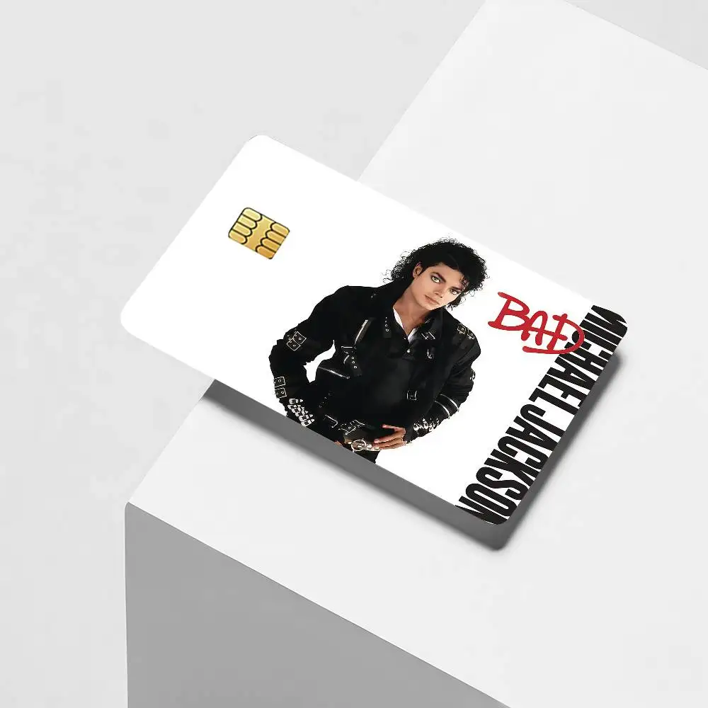 American singer M-Michael J-Jackson Credit Card Decorative Card Stickers Suitable For Bank Cards Metro Transit Anti scratch Gift