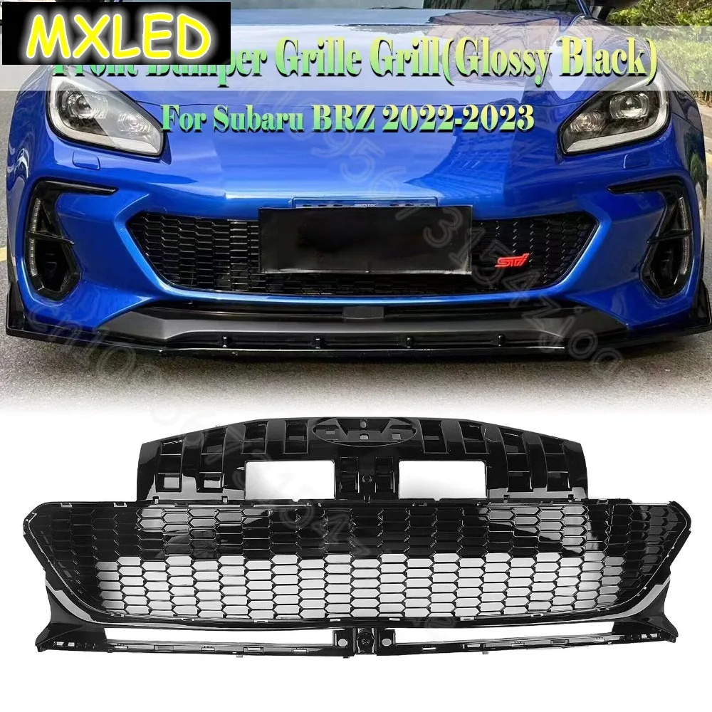 

Car Front Bumper Hood Grille Grill Mesh Cover For Subaru BRZ ZD8 2022-2025