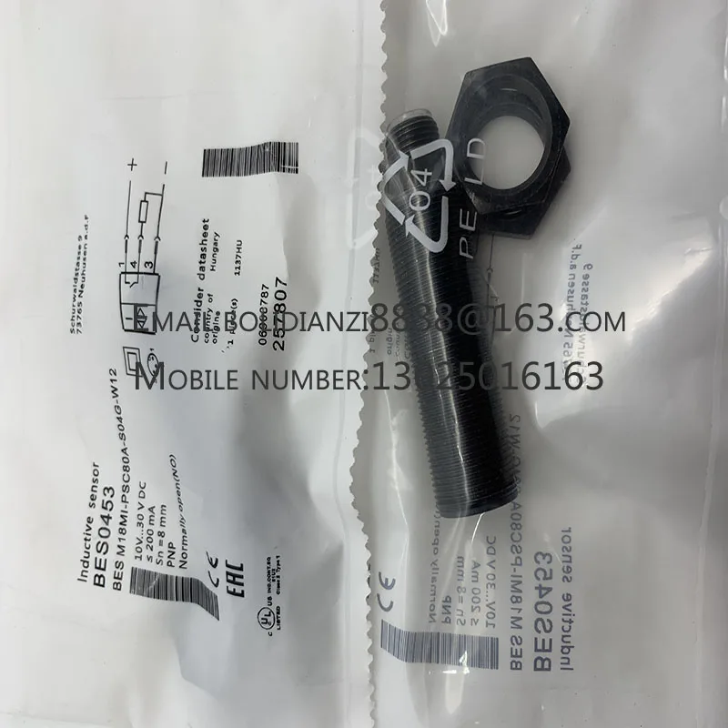 

The brand-new original sensor BES0453 BES M18MI-PSC80A-S04G-W12 is guaranteed for one year in stock.