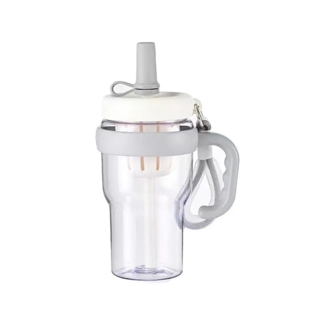 Good-looking Water Bottle with Straw Leak-Proof Tea Infuser Sports Water Bottle Large Capacity 1200ml Lucky Belly Cup