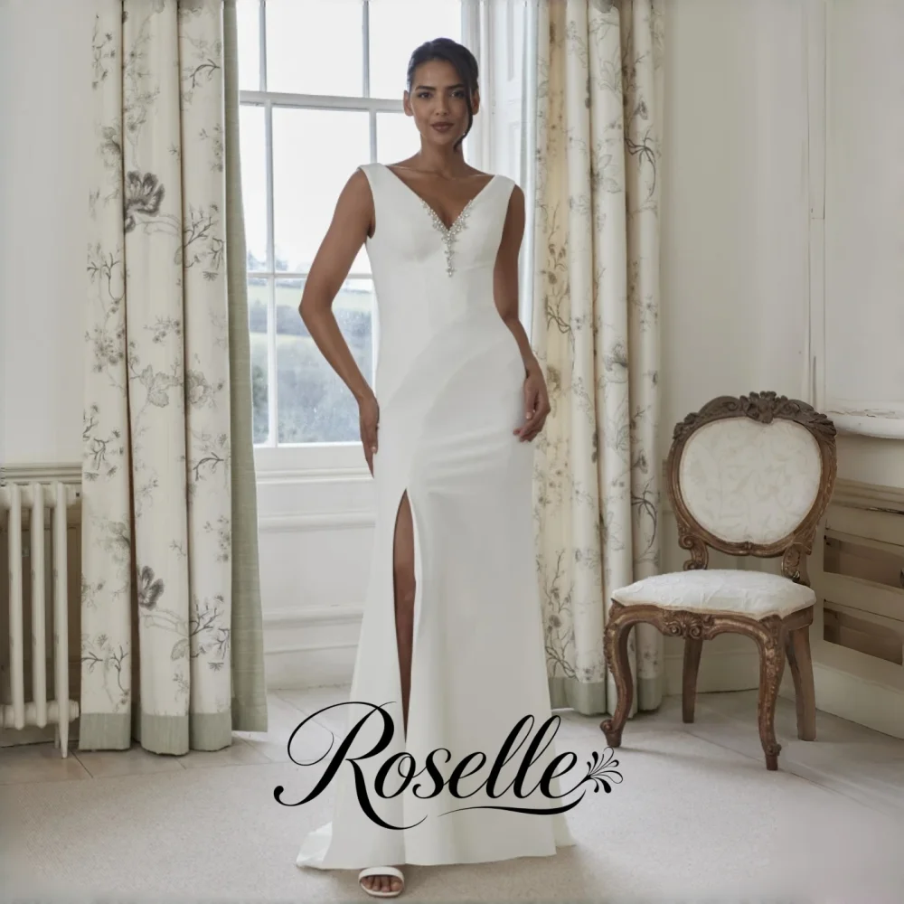 Wedding Qw - Suknia ślubna ROSELLE z dekoltem w
